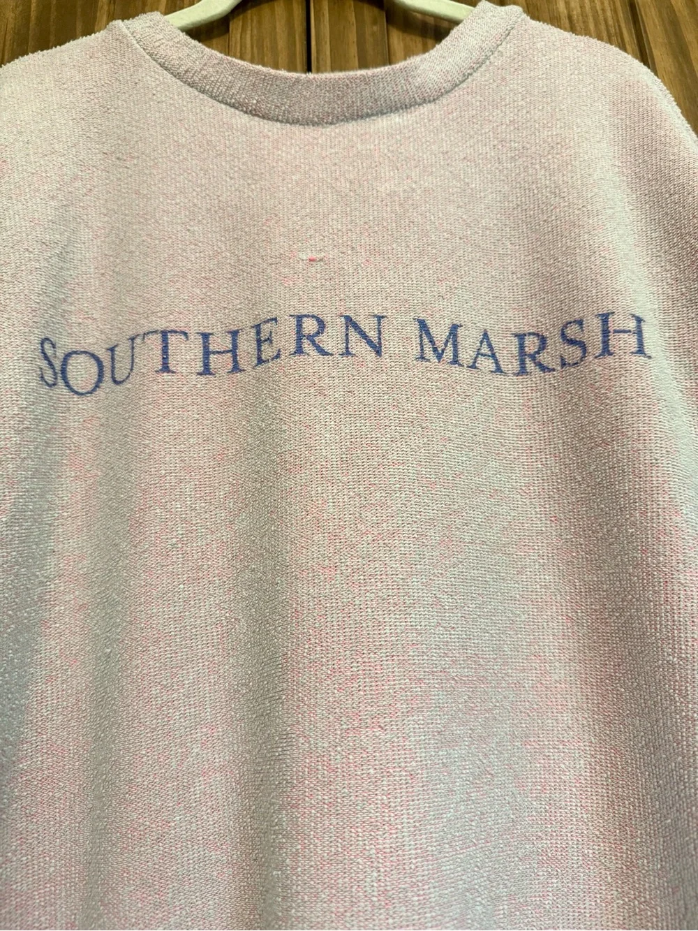 Southern Marsh Sunday Morning Sweater Pullover Cream Oversized Cozy Size M